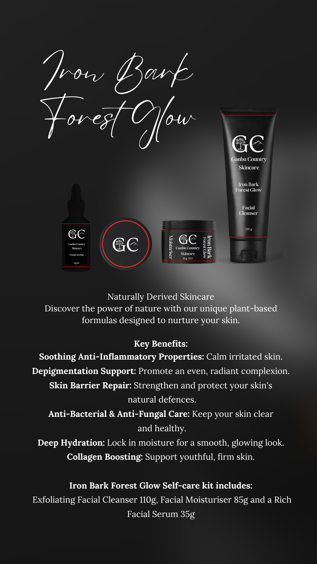 Iron Bark Forest Glow Restore Kit